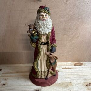 VTG 1994 Cedar Creek Collection Collectible "Woodland" Santa Figurine 10.5"